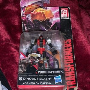Hasbro Transformers Power of the Primes Dinobot Slash Figure - Red and Black